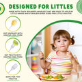 Set de 4 couverts pour enfants – Adorables poignées en forme d’animaux