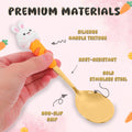 Set de 4 pièces Golden Spoon : 2 fourchettes et 2 cuillères